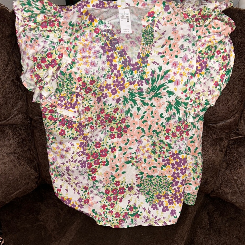 Maurice’s NWT 1x flower top!